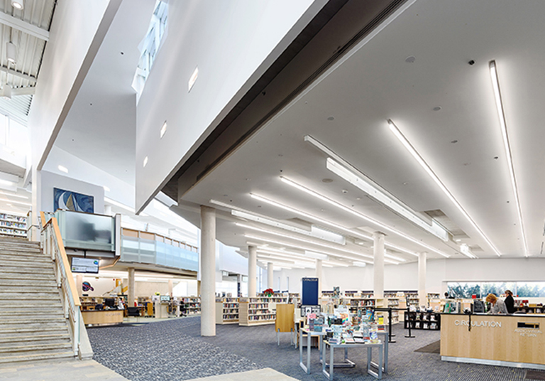 Ajax Public Library Renovation And Lighting Retrofit