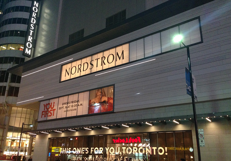 Toronto Eaton Centre - Sears Redevelopment And Nordstrom Facade